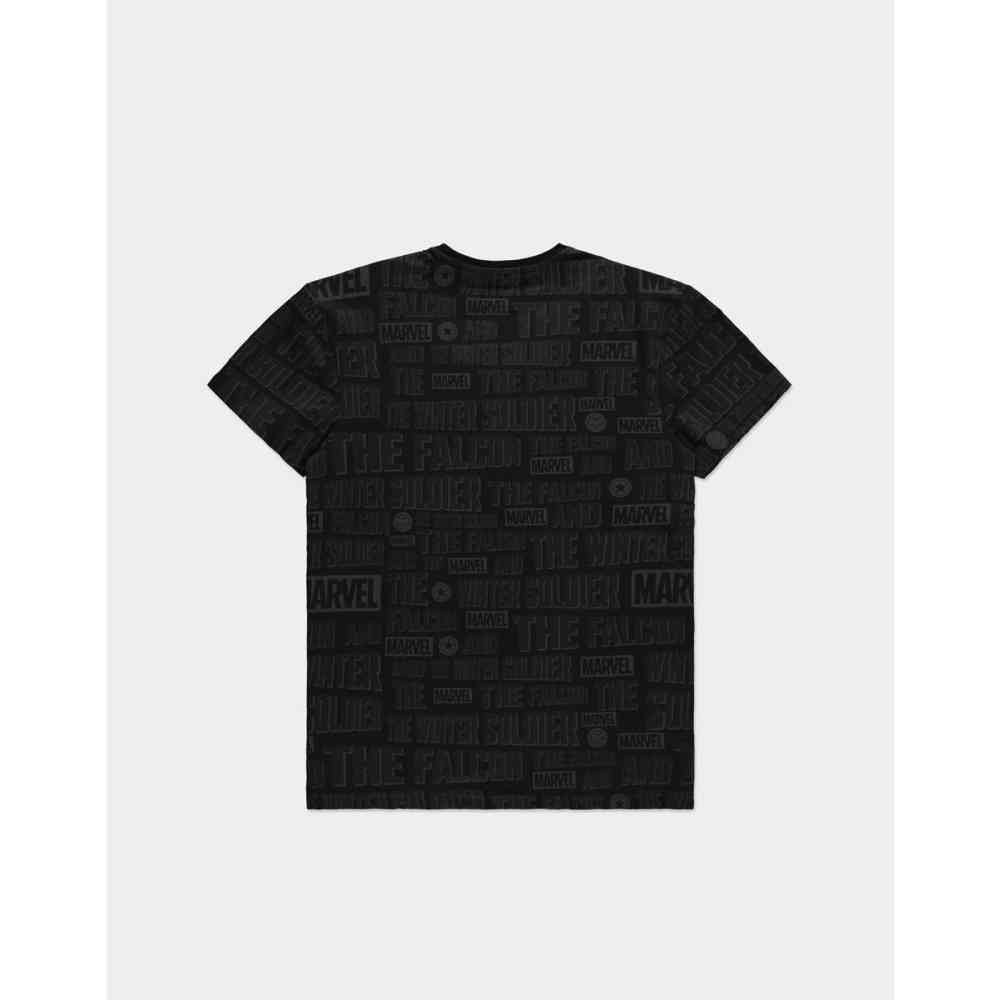 Marvel The Falcon And The Winter Soldier - All Over Print Heren Tshirt - Zwart